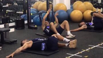 Junior en sesión de recuperación