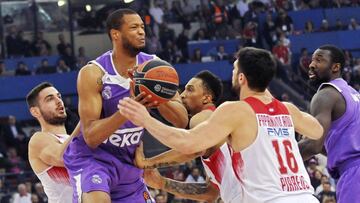 Olympiacos vs Real Madrid de Euroliga: resumen (73-79)
