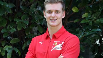 Mick Schumacher, piloto de la Ferarri Diver Academy.