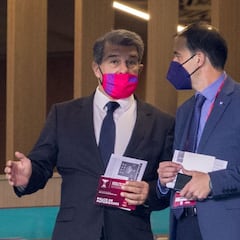 Laporta, del "Ganas de volver a veros" a un 6-1 en Madrid