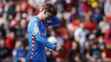 Griezmann, durante el partido contra el Mallorca.