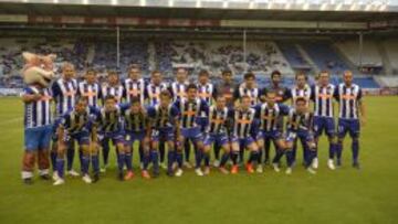 Plantilla del Alavés.