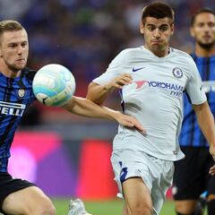 Resultado Chelsea 1-2 Inter: Jeison Murillo juega 20 minutos