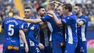 Jugadores del Alavés.