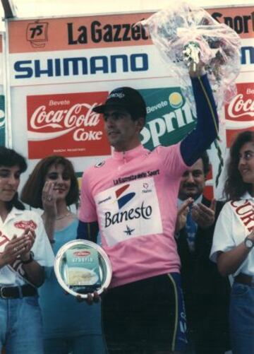 Ganador en 1992 y 1993. Y 29 días de líder (el español con más). También ganó cuatro etapas.