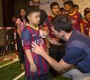 La sonrisa de Messi anima a los discapacitados de Tailandia