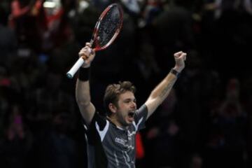 Stanislas Wawrinka venció a Marin Cilic en parciales de 6-3, 4-6, 6-3. El encuentro cerró el Grupo A del Masters de Londres.