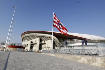 The Wanda Metropolitano is still being worked on...