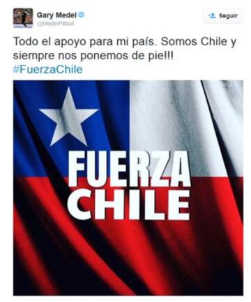 El deporte entrega su apoyo a Chile por el terremoto