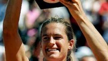 <B>QUINTA FINAL.</B> Mauresmo ha disputado cinco finales en el Foro Itálico, de las que ha ganado las dos últimas.