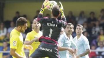 Sergio &Aacute;lvarez en el encuentro ante el Villarreal.