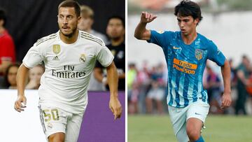 Hazard y Joao Félix.