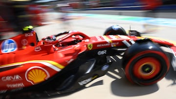 Carlos Sainz (Ferrari SF-24). Hungaroring, Hungría. F1 2024.