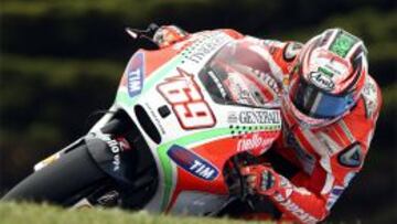 El piloto estadounidense de Ducati, Nicky Hayden.