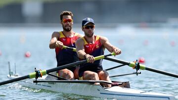 Jaime Canalejo y Javier García obtuvieron el pase en dos sin timonel con una victoria en la respesca.