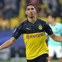 Achraf Hakimi, la amenaza del Dortmund con sello blanco