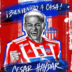 César Haydar regresa al Junior de Barranquilla