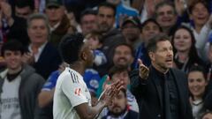 Nuevo pique entre Vinicius y Simeone