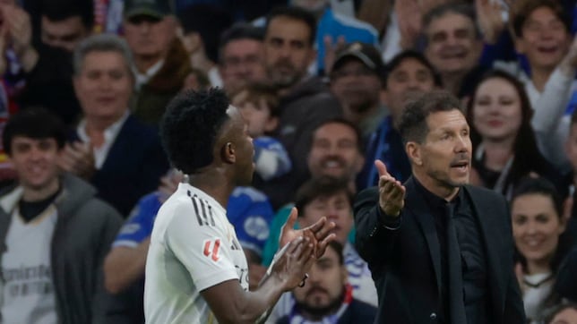 Nuevo pique entre Vinicius y Simeone