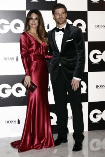 Con su mujer, Nagore Aramburu, en la gala de los premios GQ.