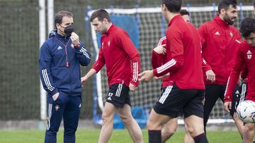 Entrenamiento de Osasuna en Tajonar