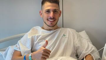 Raúl Navarro, jugador del Burgos, fue operado hoy del menisco.