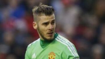 David de Gea, en el Liverpool-Manchester United.