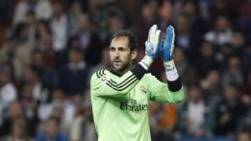 Diego López, durante un partido de la pasada temporada.