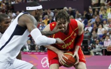 Final de los JJ.OO. de Londres en 2012. Partido Espa?a-EE.UU.
Pau Gasol.