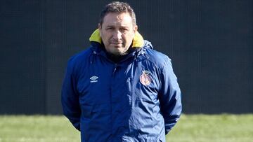 Eusebio Sacrist&aacute;n, entrenador del Girona. 