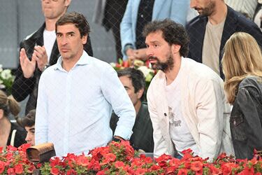Raúl González Blanco y Sergio Llull.