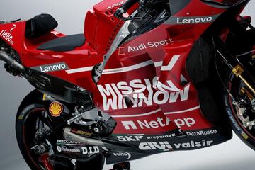 
Detalle de la nueva Ducati.