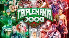Este es el cartel de Triplemanía XXXI: Tijuana.