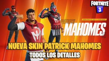 Fortnite: Patrick Mahomes de la NFL llegará como skin