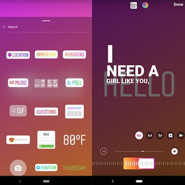 Karaokes en Instagram con su nueva función