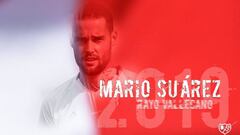 Mario Su&aacute;rez, primer refuerzo invernal del Rayo.