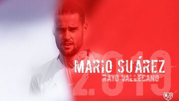 Mario Su&aacute;rez, primer refuerzo invernal del Rayo.