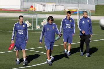 Messi volvió a entrenar con la selección Argentina