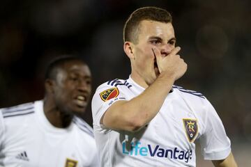 El delantero de 22 años de Real Salt Lake, anotó 8 goles y dio 5 asistencias en su primer temporada en la MLS.