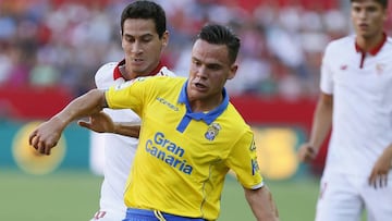 Roque Mesa con Las Palmas. 