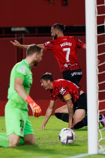 1-0. Vedat Muriqi celebra el primer gol.