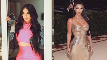 Jimena Sánchez y Kim Kardashian