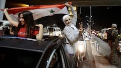 Las celebraciones en Siria por la clasificación al repechaje