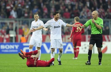 In 129 Champions League matches for Real Sociedad, Liverpool, Real Madrid and Bayern Munich, Xabi Alonso accrued 34 cards, all of which were yellow. They twice led to sendings-off for two bookable offences.