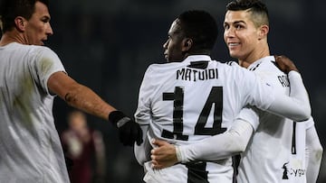 Juventus venció 0-1 a Torino y ganó el derbi de Turín, en partido correspondiente a la fecha 16 de la Serie A de Italia. Cristiano Ronaldo anotó el gol.