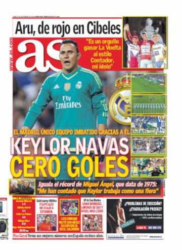 Las portadas de AS de septiembre