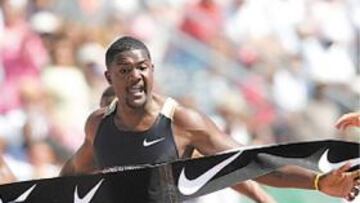 <b>EL MÁS RÁPIDO. </b>Justin Gatlin brilló en los Trials de Estados Unidos.