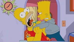 Bart Simpson le da de su propia medicina a Homer tras toda la polémica sobre estrangular
