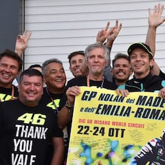 Rossi: alegría por Marini y nostalgia por Simoncelli