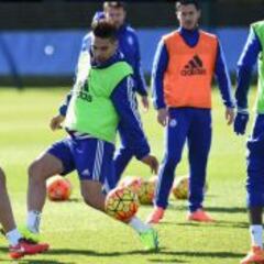 Después de 27 días, Falcao vuelve a prácticas con Chelsea